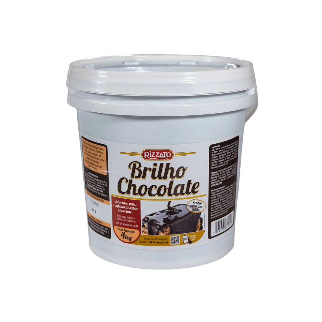 Geleia De Brilho Chocolate 4kg - Rizzato