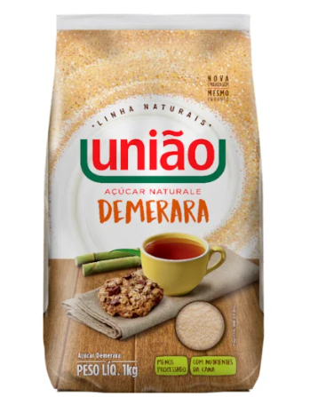 Açúcar Cristal Demerara 1k - União