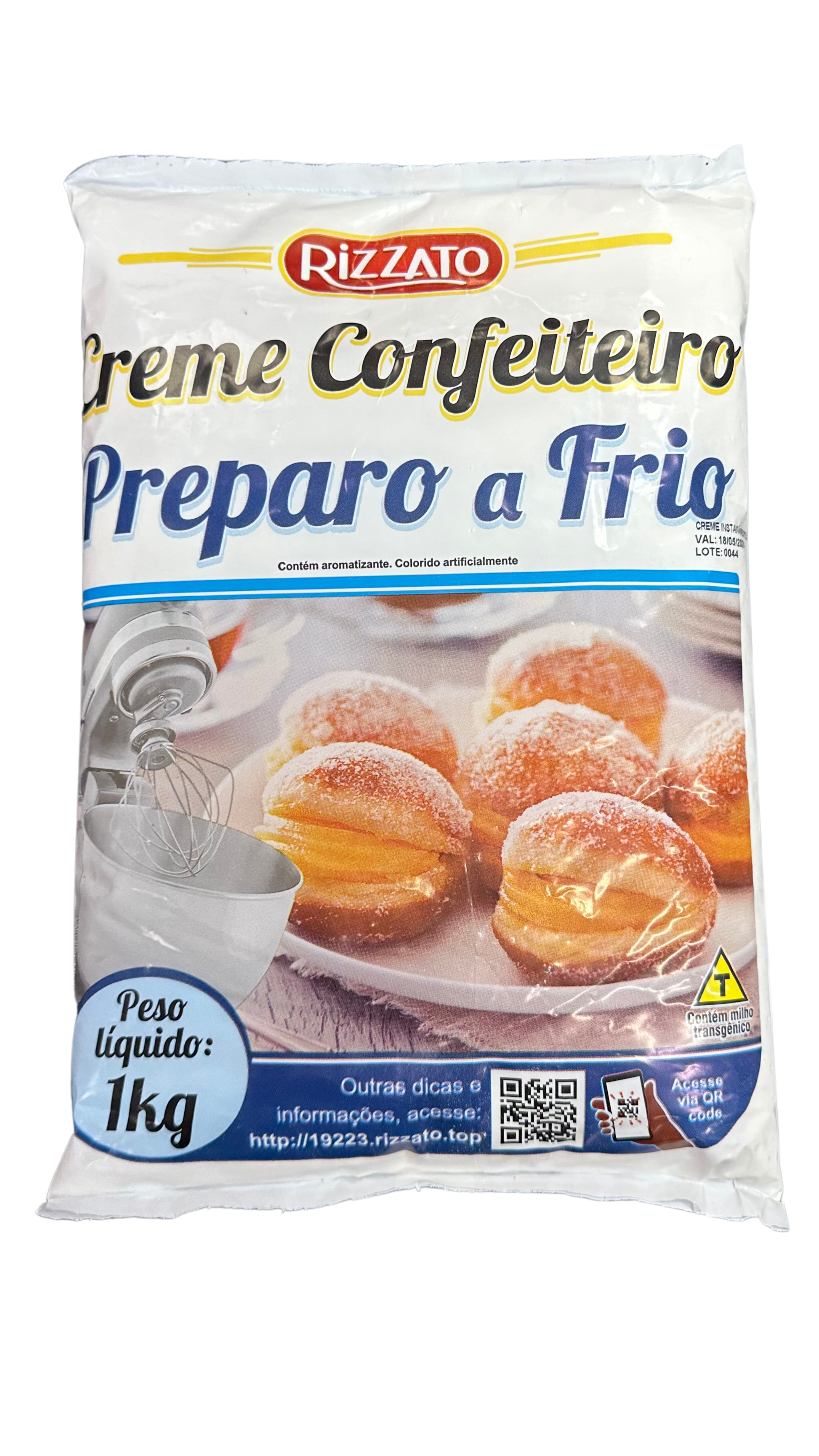 Creme De Confeiteiro Preparo A Frio 1kg- Rizzato