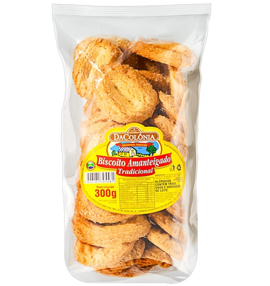 Biscoito Tipo Amanteigado 300g - Dacolônia
