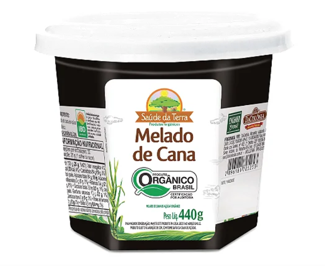 Melado De Cana Orgânico 440g - Dacolônia