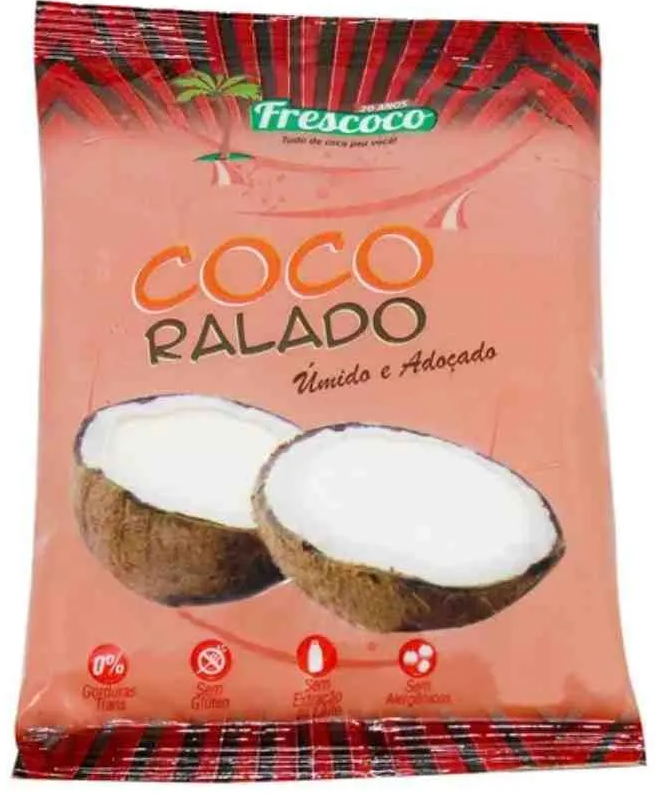 Coco Adoçado 500g Sweet Coco - Frescoco
