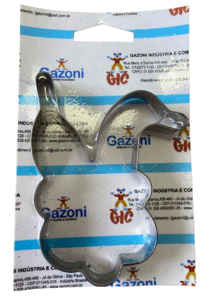 Cortador Coelho Orelha C/1 Peças Inox- Gazoni
