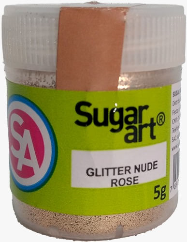 Glitter Nude Rose 5g -  Sugar Art