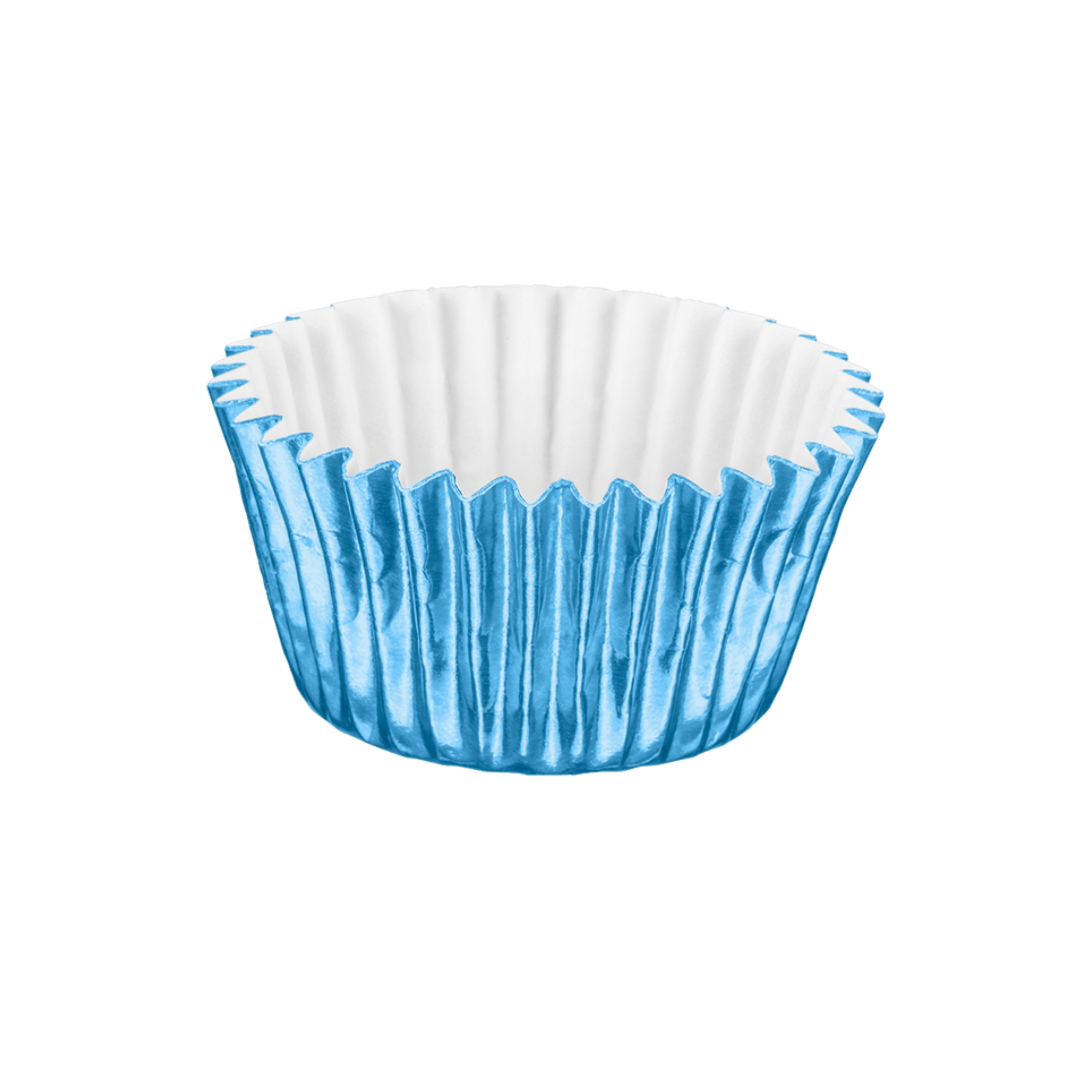 Forminha N5 Laminada Azul Bebê Com 50 Unidades - Regina