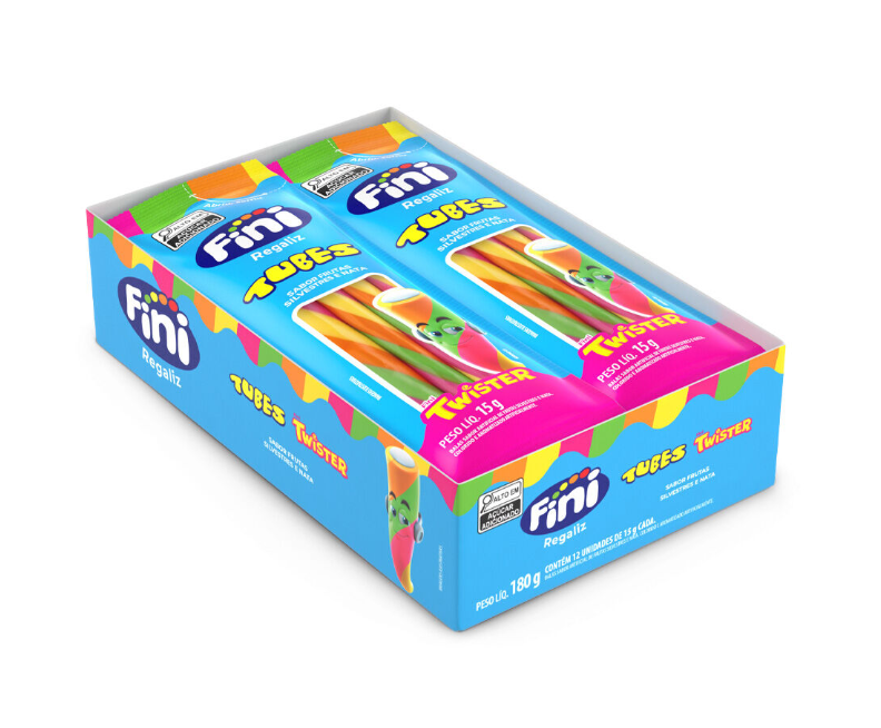 Tubes Twister Com 12x15g Cada - Fini