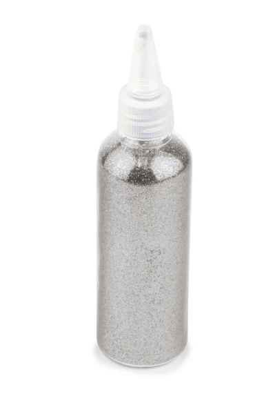 Tubo De Glitter Prata 100g - Cromus
