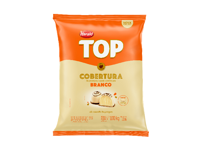 Cobertura Fracionada Top Branco Gotas 1,010kg