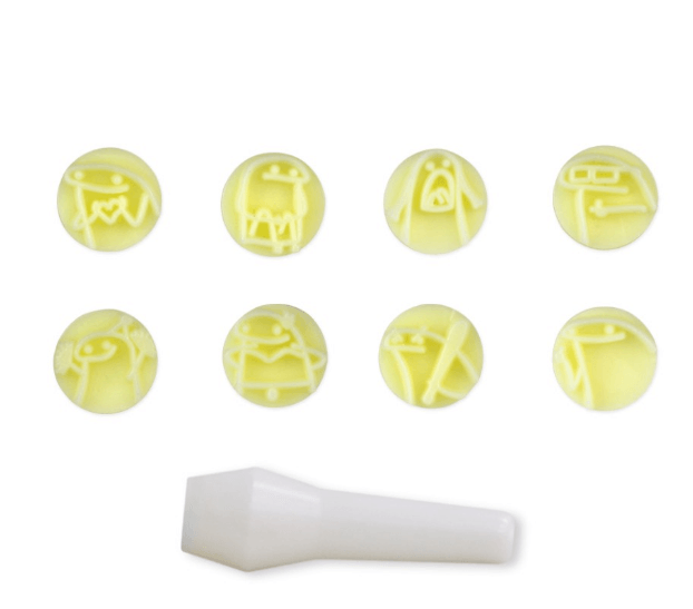 Kit Carimbo Flork Amar 9pcs - Bluestar