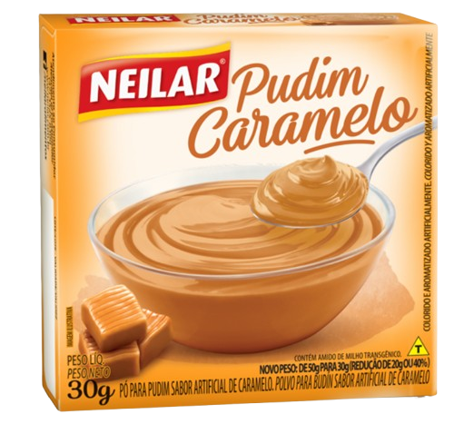 Pó Para Pudim Sabor Caramelo 30g - Neilar