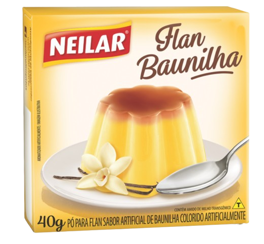 Pó Para Flan Sabor Baunilha 40g - Neilar