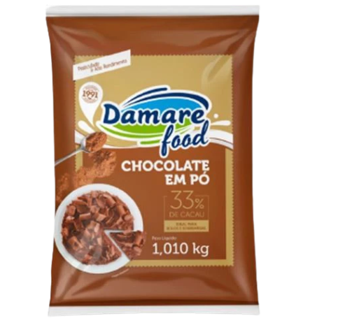 Chocolate Em Pó 33% 1,01kg - Damare