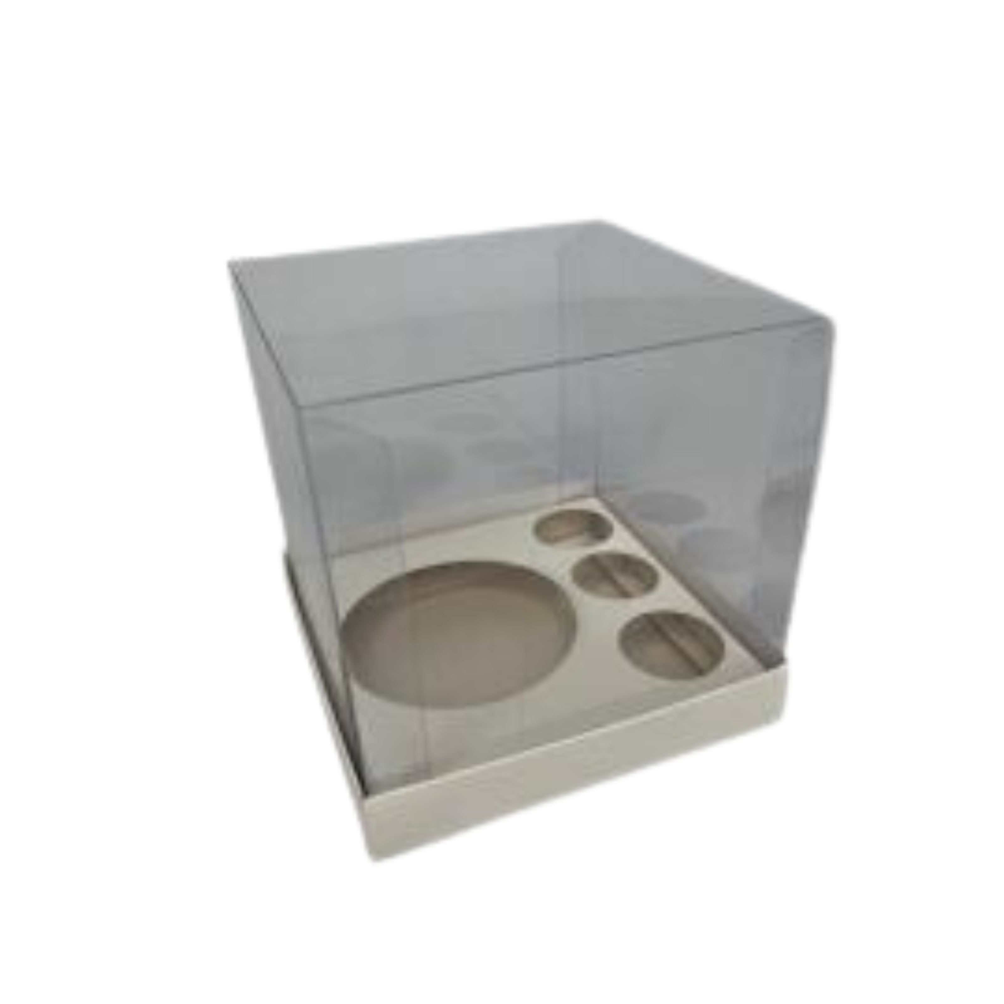 Caixa Cartão Branca 12x 12 X 12 Panetone - 100g -  Distak