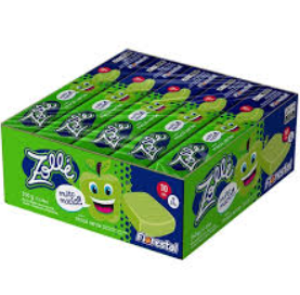 Bala Mastigável Zollé Sabor Maça Verde Com 10x35g Cada - Florestal