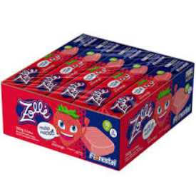 Bala Mastigável Zollé Sabor Morango Com 10x35g Cada - Florestal