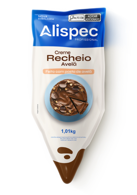 Creme Recheio Avelã 1,01kg - Alispec