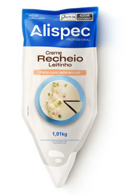Creme Recheio Leitinho 1,01kg - Alispec