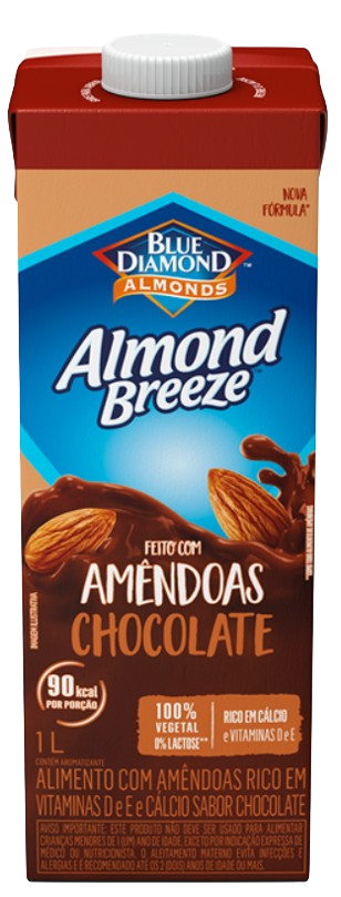 Bebida C/ Amêndoas Sabor Chocolate 1l - Almond Breeze