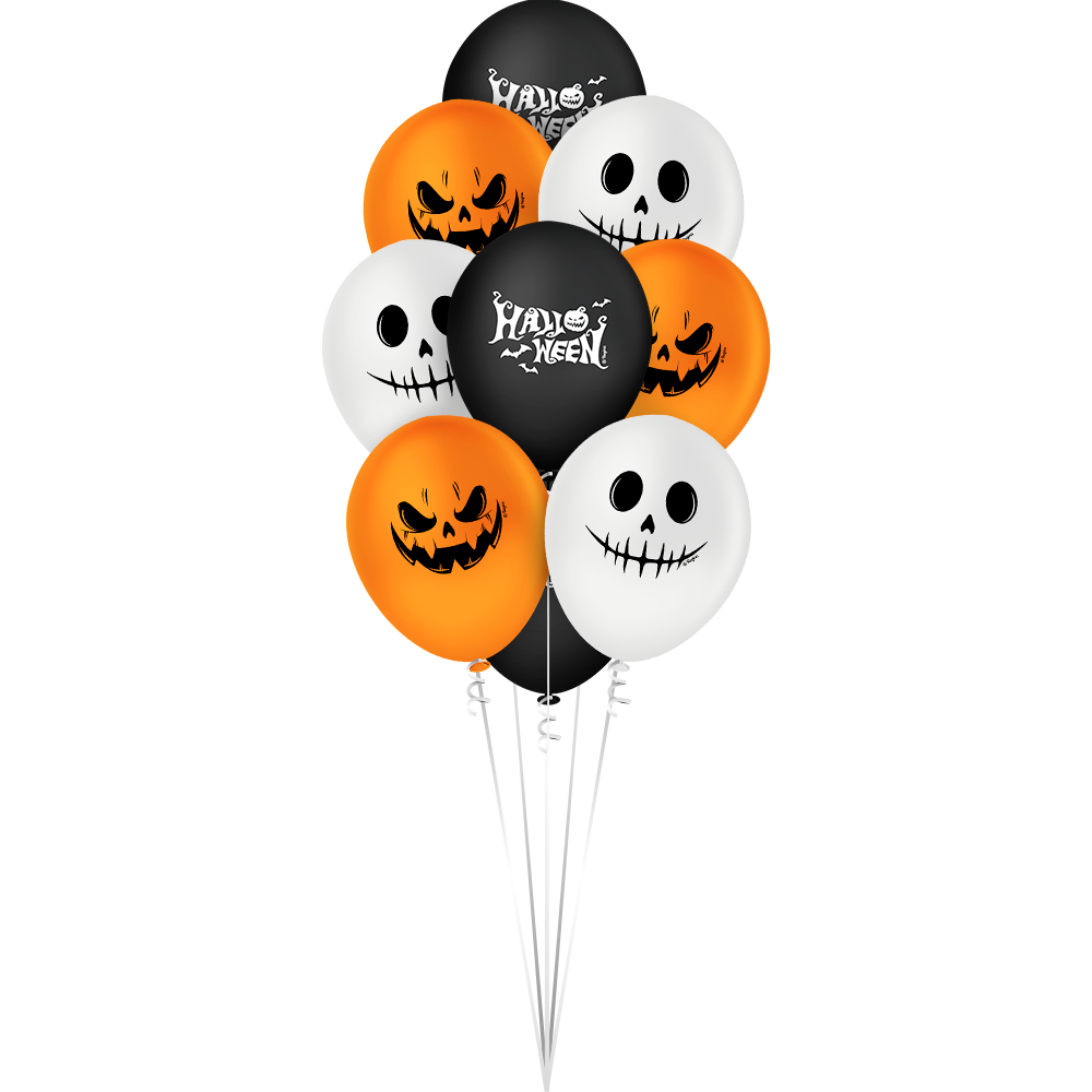 Balão De Latéx 9” C/25 Und. Halloween – Regina