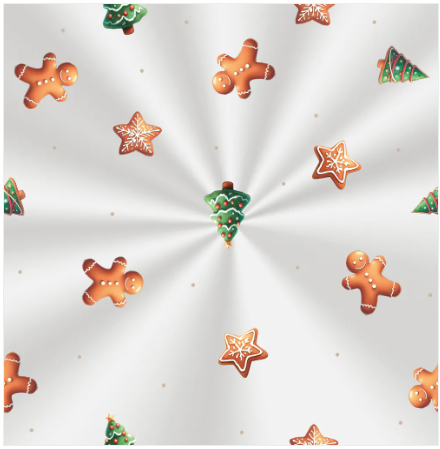 Saco Poli Transparente Gingerbread 20x29cm C/50 Und. - Cromus