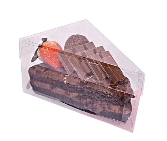 Caixa Para Fatia Cristal 13,5x9,5x7 - Ideia
