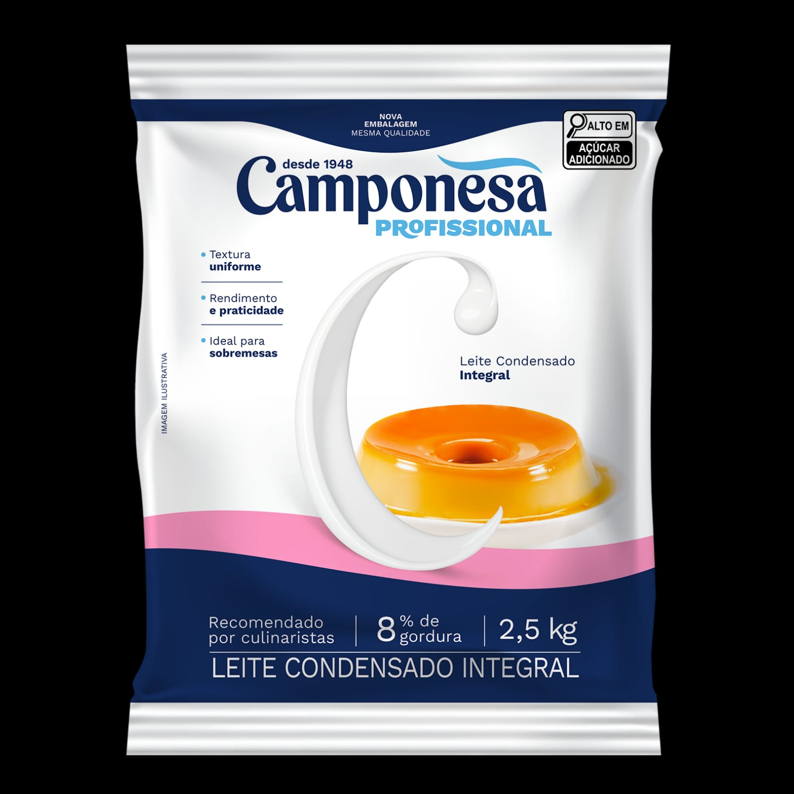Leite Condensado Integral 2,5k - Camponesa