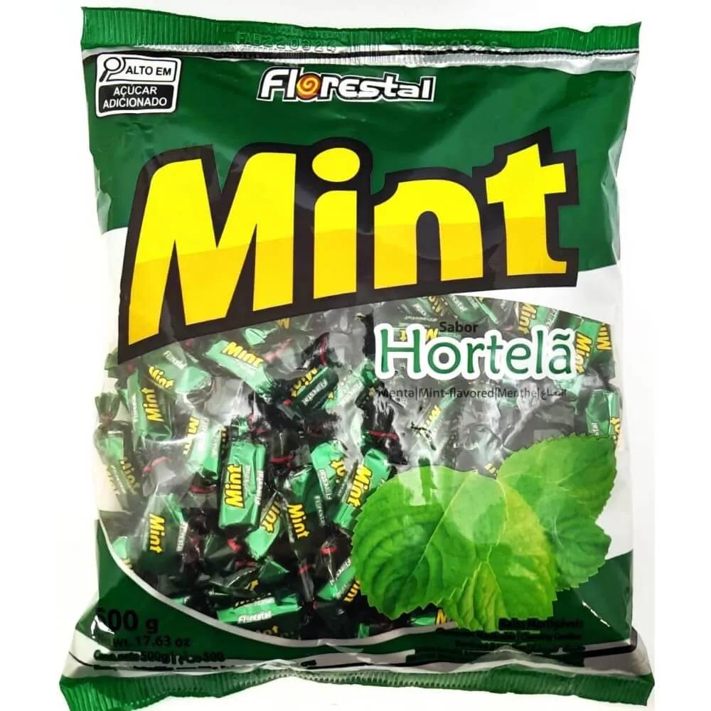 Balas Mint Hortelã 500g - Florestal