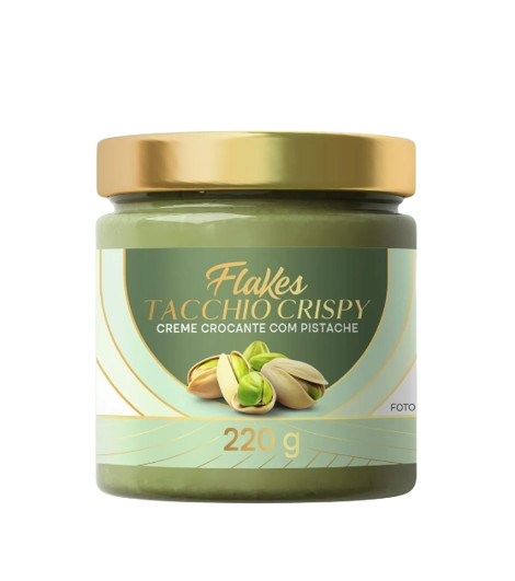 Creme Crocante Com Pistache 250g - Flakes Tacchio Crispy