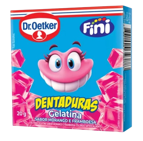 Gelatina Sabor Dentadura 20g Fini - Dr.Oetker