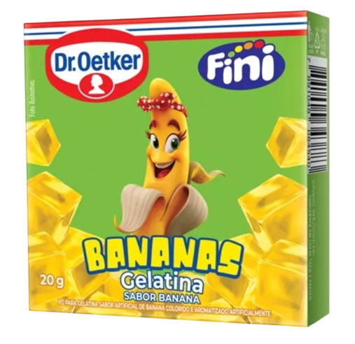 Gelatina Sabor Banana 20g Fini - Dr.Oetker