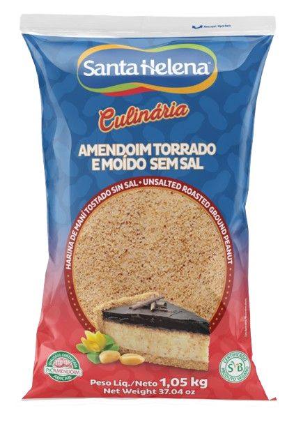 Amendoim Torrado E Moído S/Sal 1,01kg - Santa Helena