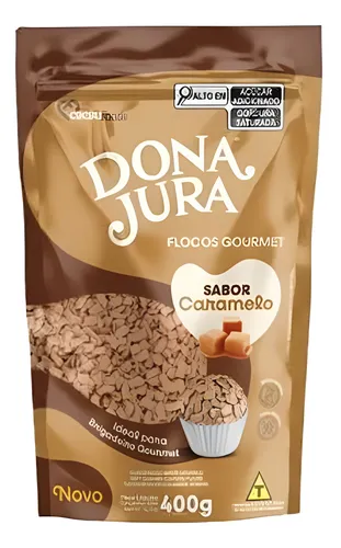 Flocos Macio Sabor Caramelo 400g - Dona Jura