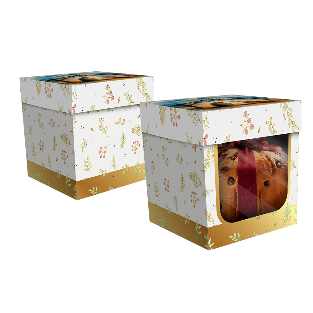 Cx. P/ Mini Panetone C/ Visor Natalino Esperança - Regina